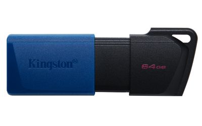 Kingston USB-Stick DataTraveler Exodia M - USB 3.2 Gen 1 (3.1 Gen 1) - 64 GB - Schwarz/Blau_thumb