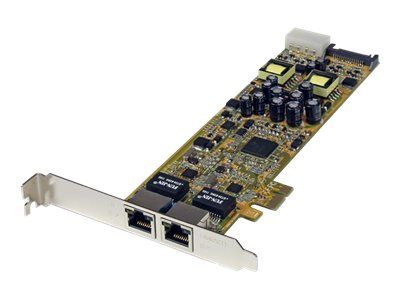 StarTech.com Dual Port PCI Express Gigabit Netzwerkkarte - 2 Port RJ45 PCIe PoE/PSE NIC Server Adapter - 10/100/1000 Mbit - Netzwerkadapter - PCIe - Gigabit Ethernet x 2_4