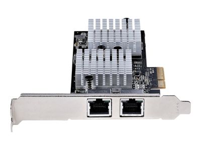 StarTech.com 2-Port 10Gbps PCIe Network Adapter Card, Network Card for PCs/Servers, Full-Height/Low-Profile PCIe Ethernet Card w/Jumbo Frames, NIC/LAN Interface Card - Marvell AQC113CS Chipset, PXE Boot (ST10GSPEXNDP2) - network adapter - PCIe 3.0 x4 - 10_4