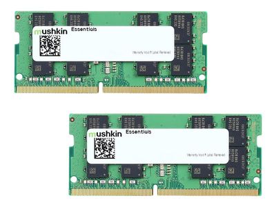 Mushkin Essentials - DDR4 - kit - 64 GB: 2 x 32 GB - SO-DIMM 260-pin - 2933 MHz / PC4-23400 - unbuffered_2