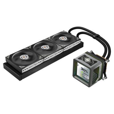 CPC ASRock Steel Legend Dark 360 LCD Black_2