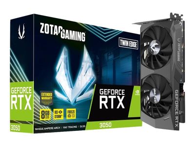 ZOTAC GAMING GeForce RTX 3050 Twin Edge - graphics card - GF RTX 3050 - 8 GB_3