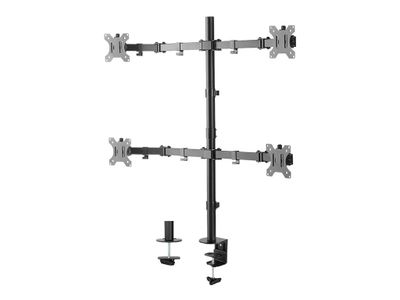 Neomounts FPMA-D550D4 mounting kit - full-motion - for 4 flat panels - black_3