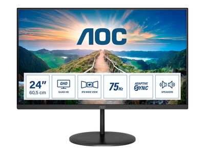 AOC LED-Display Q24V4EA - 60.5 cm (24") - 2560 x 1440 QHD_thumb
