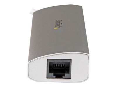 StarTech.com 3 Port mobiler USB 3.0 Hub plus Gigabit Ethernet - Aluminium USB Hub mit Gigabit Ethernet Adapter - Hub - 3 Anschlüsse_7