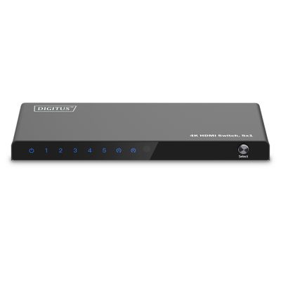 DIGITUS DS-55332 - video/audio switch - 4K - 5 x 1_2