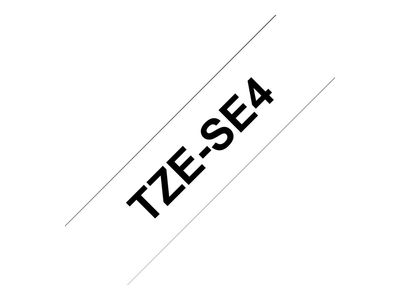 Brother security tape TZe-SE4 - Black on white_thumb