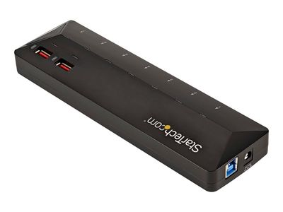 StarTech.com 9 Port USB 3.0 Hub - 7 x USB-A, 2 x USB-A Fast Charge Ports - Multi Port Powered USB Charging Station (ST93007U2C) - USB peripheral sharing switch - 7 ports_5