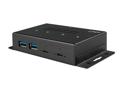USB Hub Lindy 4 Port USB 3.2 Gen 2 Typ C Metall_2