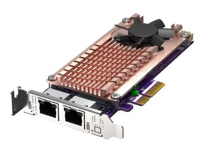 QNAP QM2-2P2G2T - storage controller - M.2 NVMe Card / PCIe 3.0 (NVMe) - PCIe 3.0 x4, 2.5 Gigabit Ethernet_3