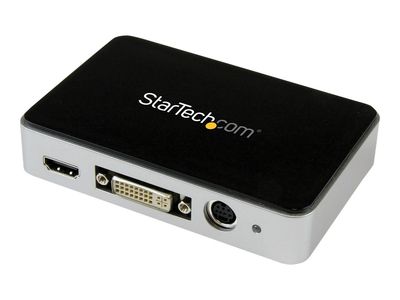 StarTech.com USB 3.0 HDMI Video Aufnahmegerät - External Capture Card - USB 3.0 Video Grabber - HDMI/DVI/VGA/Component HD PVR Video Capture 1080p @ 60fps (USB3HDCAP) - Videoaufnahmeadapter - USB 3.0_thumb