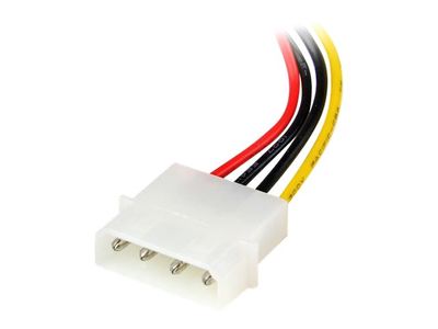 StarTech.com 15cm 4-Pin Molex auf SATA Kabel links gewinkelt - Stecker/Buchse - Netzteil - 15 cm_2