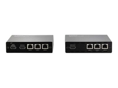 LINDY HDMI 4K Digital Signage Extender Premium C6 - Video-, Audio-, Infrarot- und serielle Erweiterung - RS-232, HDMI_3