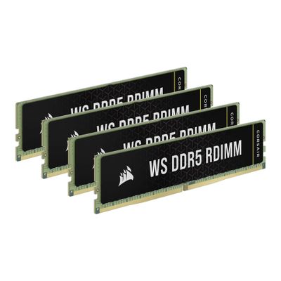 CORSAIR WS - DDR5 - kit - 64 GB: 4 x 16 GB - DIMM 288-pin - 6400 MHz / PC5-51200 - registered_1