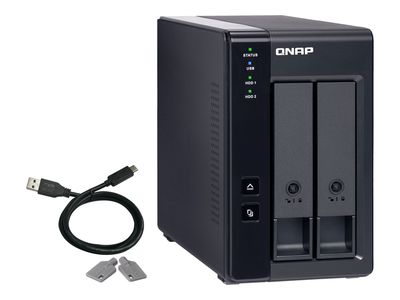 QNAP Erweiterungsgehäuse TR-002 - 2 x 2.5"/3.5" HDD/SSD - USB 3.1_5