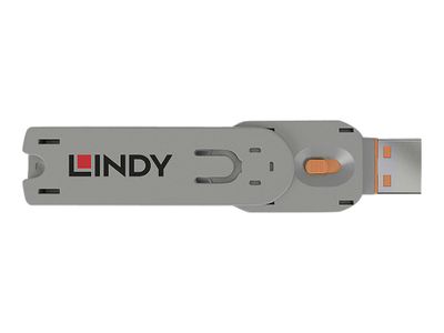 ZUB Lindy Schlüssel für USB Port Schloss orange_2