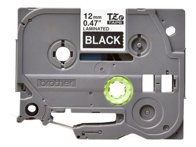 Brother laminated tape TZe-335 - White on black_3