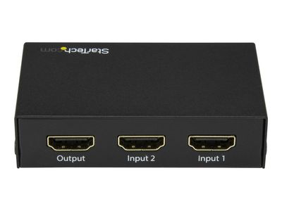 StarTech.com 2 Port HDMI Switch - 4K 60Hz - Supports HDCP - IR - HDMI Selector - HDMI Multiport Video Switcher - HDMI Switcher (VS221HD20) - video/audio switch - 2 ports_3