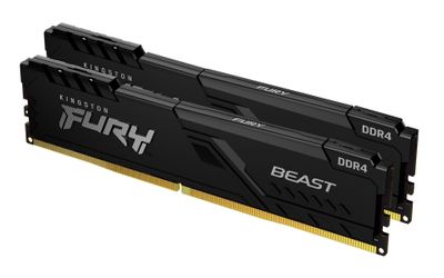 Kingston RAM FURY Beast - 16 GB (2 x 8 GB Kit) - Low Profile - DDR4 3600 DIMM CL17_thumb