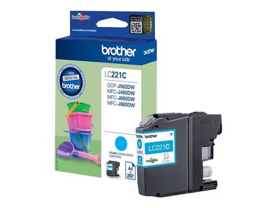 Brother Ink Cartridge LC-221C - Cyan_2