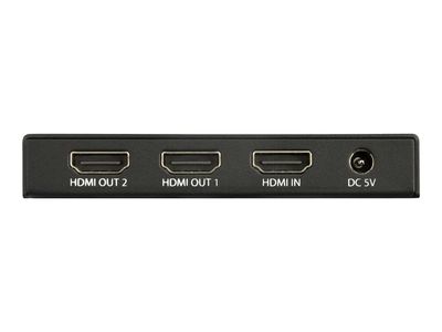 StarTech.com HDMI Splitter - 2-Port - 4K 60Hz - HDMI Splitter 1 In 2 Out - 2 Way HDMI Splitter - HDMI Port Splitter (ST122HD202) - video/audio splitter - 2 ports_4