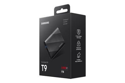 Samsung External hard drive T9 MU-PG1T0B - 1 TB - USB 3.2 Gen 2x2 - black_15