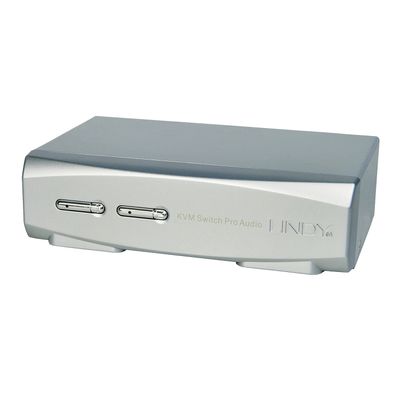 Lindy 39304 Tastatur/Video/Maus (KVM)-Switch Silber_thumb