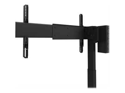 Neomounts ADM-875BL2 mounting component - micro adjustable - for 2 flat panels - black_8