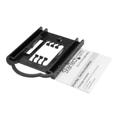 StarTech.com 2.5" HDD / SDD Mounting Bracket for 3.5" Drive Bay - Tool-less Installation - 2.5 Inch SSD HDD Adapter Bracket (BRACKET125PT) - storage bay adapter_6