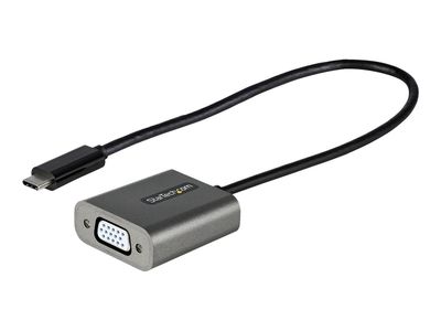 StarTech.com USB-C auf VGA Adapter - 1080p USB Typ C zu VGA Adapter Dongle - USB-C (DP Alt Modus) zu VGA Monitor / Display Videokonverter - Thunderbolt 3 kompatibel - 30 cm langes Kabel (CDP2VGAEC) - Videoadapter - VGA / USB - 30 cm_thumb