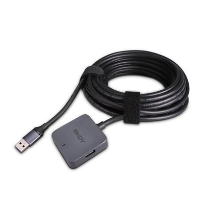 Lindy 43388 Schnittstellen-Hub USB 3.2 Gen 1 (3.1 Gen 1) Type-A 5000 Mbit/s Schwarz, Grau_5