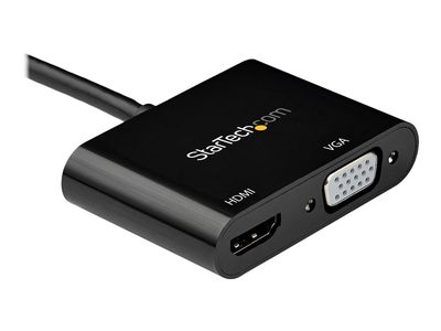 StarTech.com Mini DisplayPort to HDMI VGA Adapter - mDP 1.2 HBR2 to HDMI 2.0 4K 60Hz or VGA Video Monitor Converter - TB2 Compatible - video interface converter - Mini DisplayPort / HDMI / VGA_2