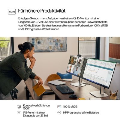HP LED-Display Series 5 Pro 527pq - 68.6 cm (27") - 2560 x 1440 WQHD_9
