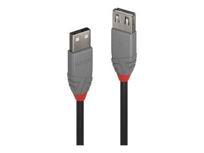 Cable Lindy USB 2.0 Typ A Extension 3m Black_thumb