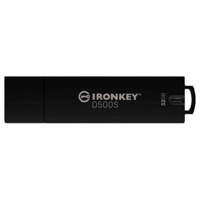 Kingston USB-Stick IronKey D500S - USB 3.2 Gen 1 - 32 GB - Schwarz_thumb