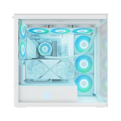 Case Arctic Xtender Vert.GPU White/Tinted Glass_4