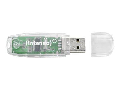 Intenso USB-Stick Rainbow Line - USB Typ-A 2.0 - 32 GB - Transparent_2