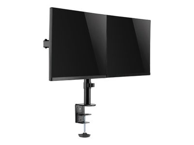 LogiLink mounting kit - adjustable arm - for 2 LCD displays - black_thumb