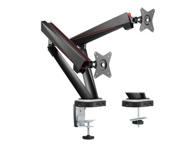 LogiLink mounting kit - adjustable arm - for 2 monitors_1