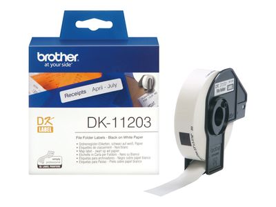 Brother Aktenetiketten P-Touch DK-11203 - 300 Stck. - 17 mm x 87 mm_thumb