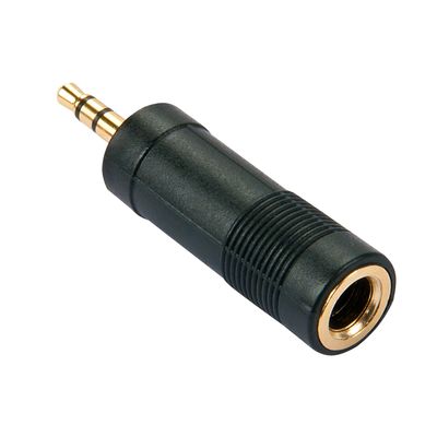 Lindy 35621 Kabeladapter 3.5mm 6.3mm Schwarz_thumb