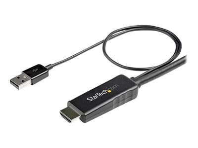 StarTech.com 2m (6ft) HDMI to DisplayPort Cable 4K 30Hz - Active HDMI 1.4 to DP 1.2 Adapter Cable with Audio - USB Powered Video Converter - video cable - DisplayPort / HDMI - 2 m_2
