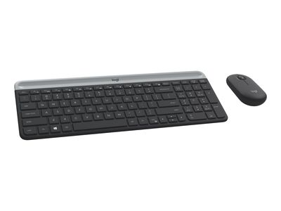 Logitech Keyboard and Mouse Set Slim Wireless Combo MK470 - Graphite_2