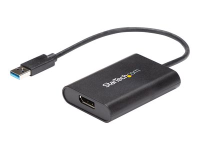 StarTech.com USB 3.0 to DisplayPort Adapter - 4K 30Hz - External Video & Graphics Card - Dual Monitor Display Adapter - Supports Windows (USB32DPES2) - DisplayPort adapter - USB Type A to DisplayPort - TAA Compliant - 20 cm_1