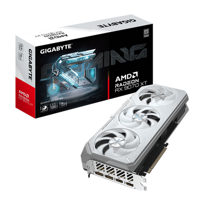 GIGABYTE Grafikkarte Radeon RX 9070 XT GAMING OC ICE - 16 GB GDDR6 OC_thumb