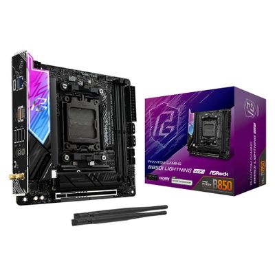 ASRock Phantom Gaming B850I LIGHTNING WIFI - motherboard - mini ITX - Socket AM5 - AMD B850_thumb