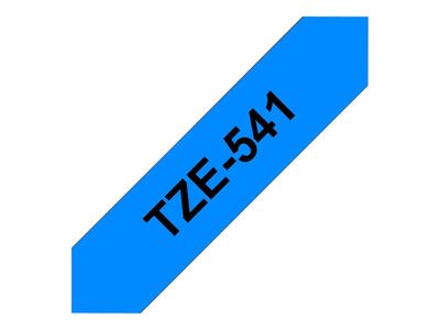 Brother laminated tape TZe-541 - Black on blue_thumb