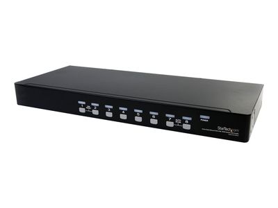StarTech.com 8 Port Rackmount USB VGA KVM Switch - 8-fach VGA Umschalter mit Audio und OSD (On-Screen-Display) - KVM-/Audio-Switch - 8 Anschlüsse_thumb