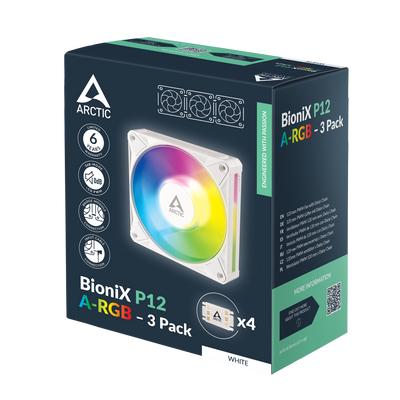Case ACC Arctic BioniX P12 A-RGB (White) - 3 Pack_9