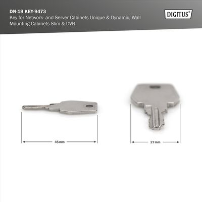 DIGITUS rack security lock key DN-19 KEY-9473_2